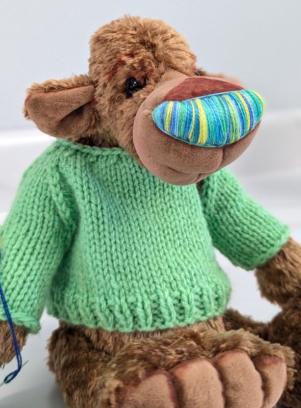 Jelly Bean Bear Art Doll