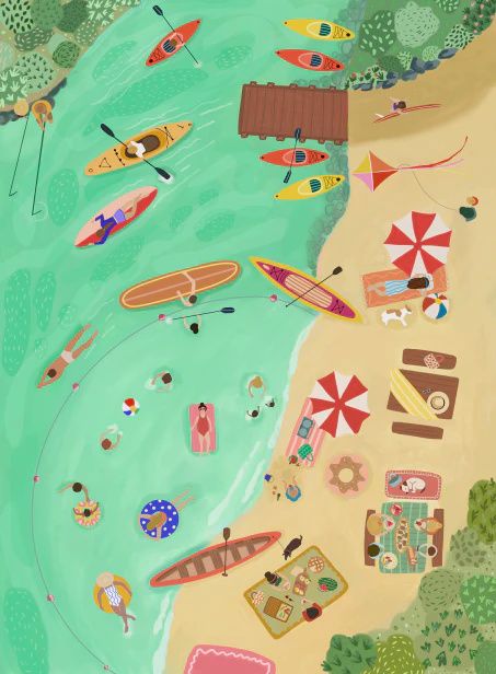 Lake Day 250 Piece Puzzle