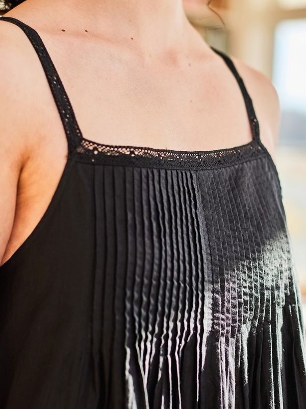 Esme Slip Nighty Black