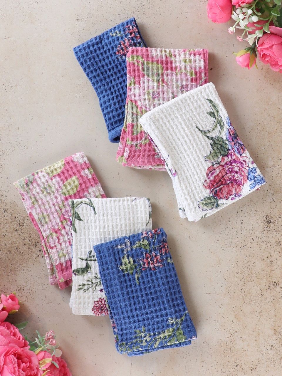 Russian Chintz Patchwork Tiny Teatowel Bundle