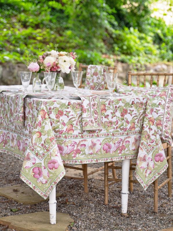 Savannah Tablecloth - Ivory - 60x108