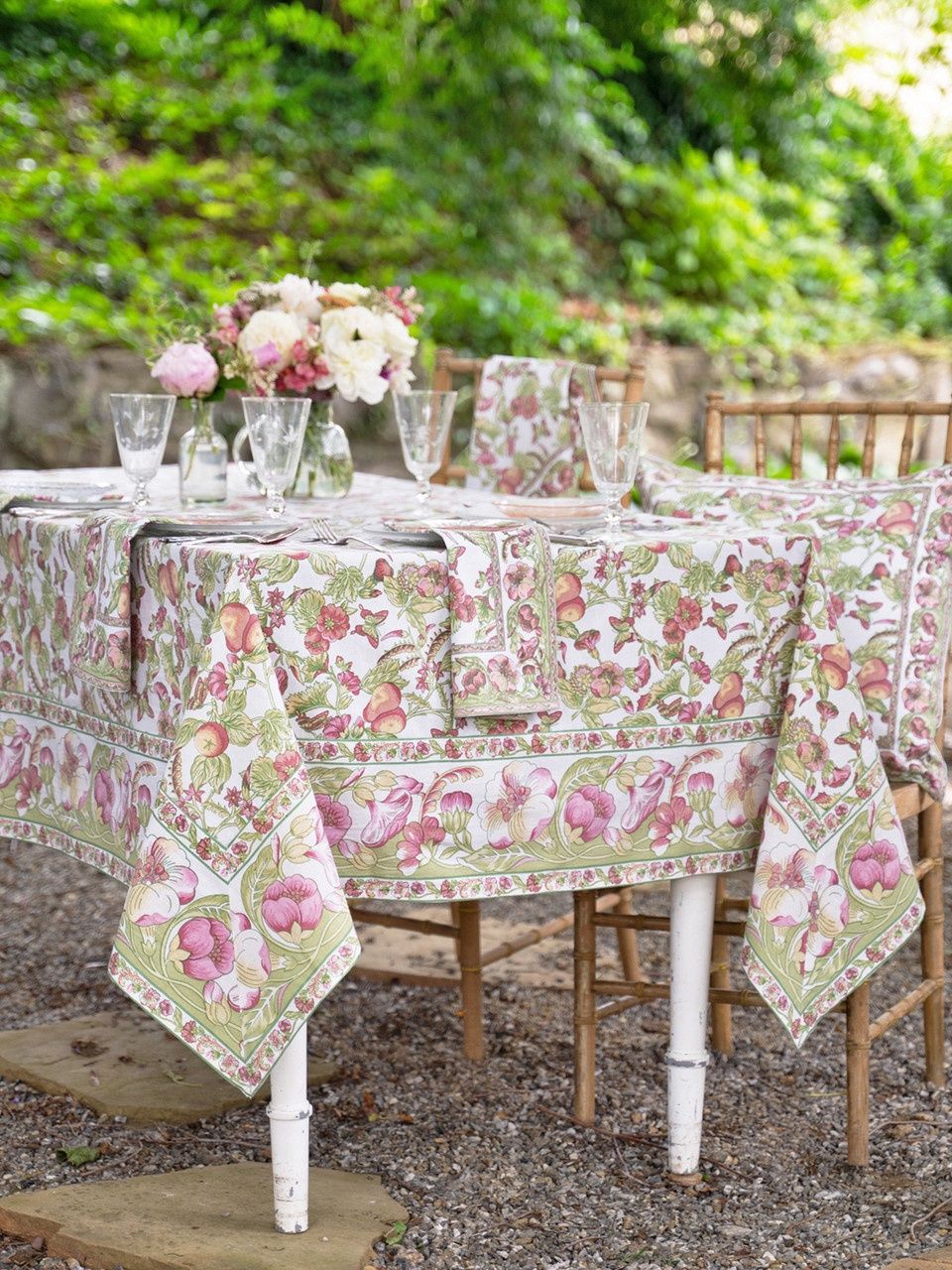 Savannah Tablecloth - Ivory 60x90