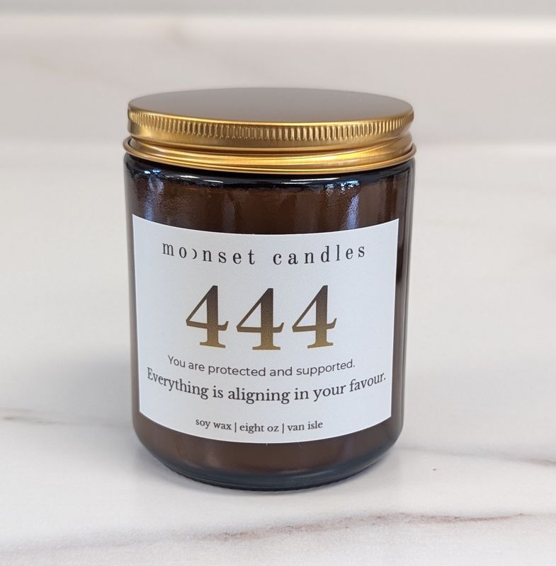 444 Numerology 8 oz Candle