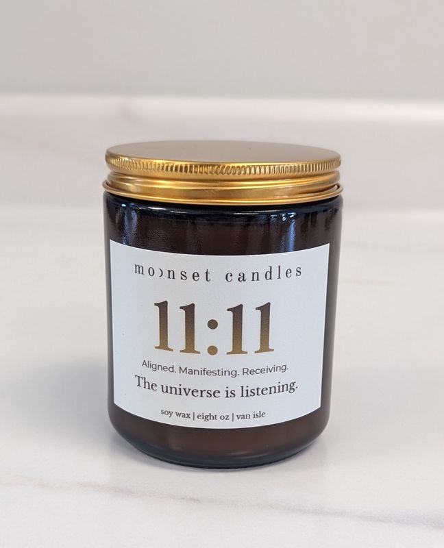 11:11 Numerology 8 oz Candle