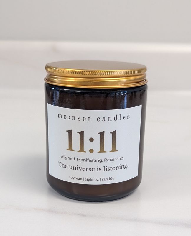 11:11 Numerology 8 oz Candle