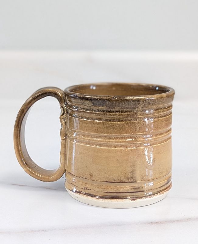 Cream and Brown Mug