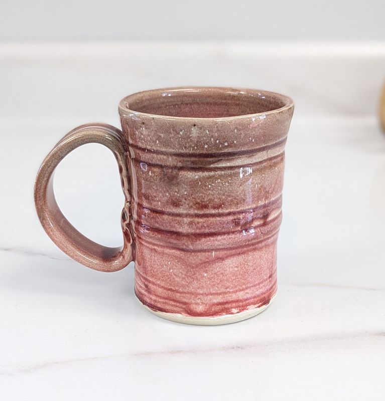 Tall Dark Red Mug