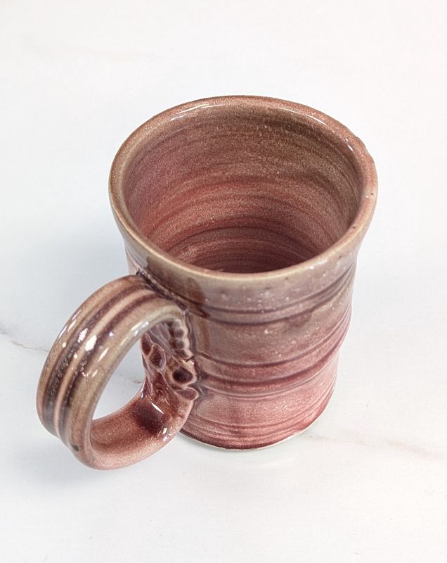 Tall Dark Red Mug