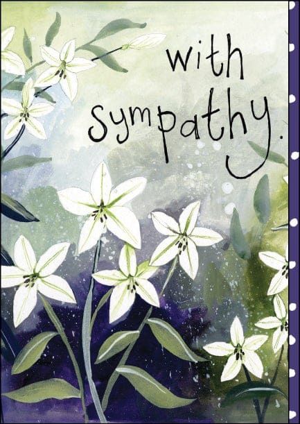 White Lilies Card