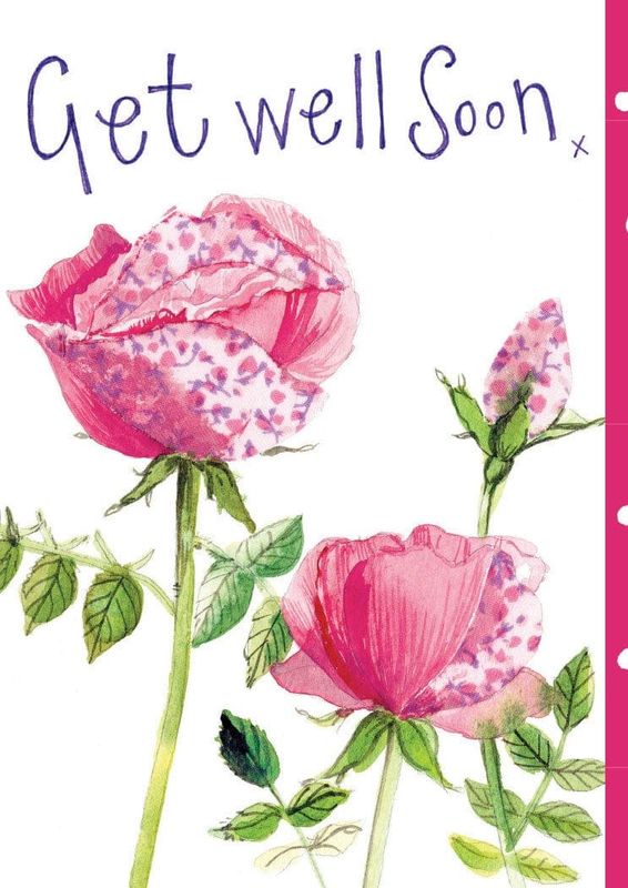 Get Well Roses Card
