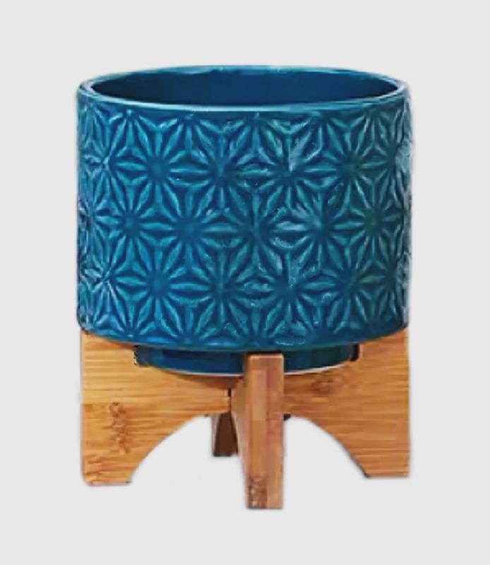 Blue Pori on Rack Pot