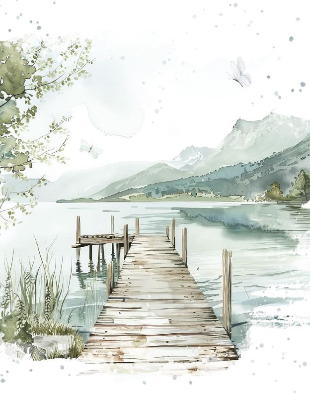Dockside Dreams Mini Card