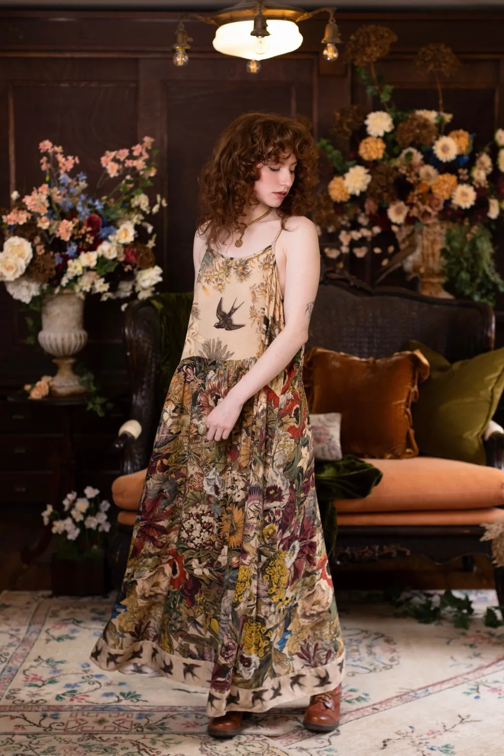 Golden Hour Boheme Slip Dress