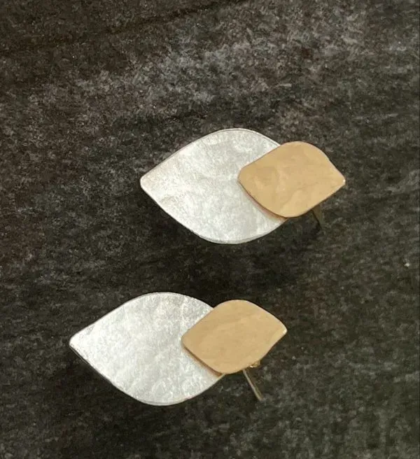 Mixed Metal Flora Ear Jacket