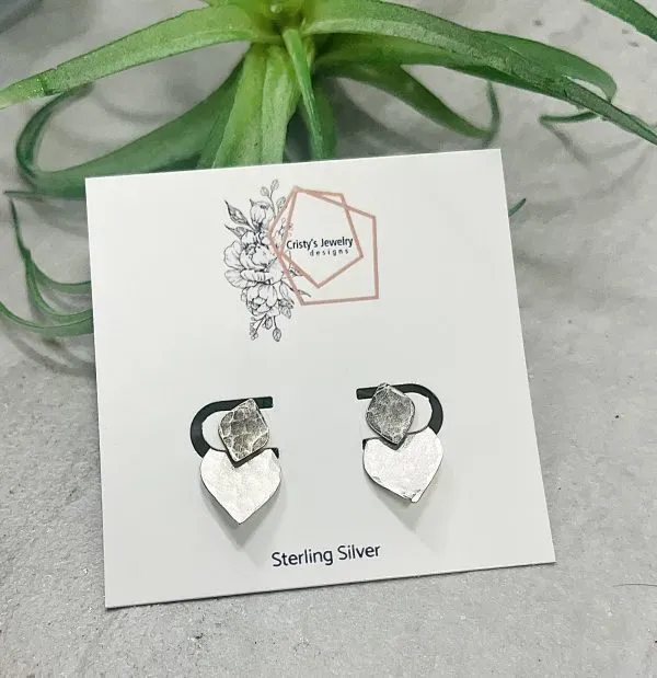 Sterling Silver Oxidized Ear Jacket