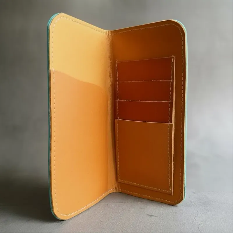 Tommy Wallet Gator Gilded Aqua