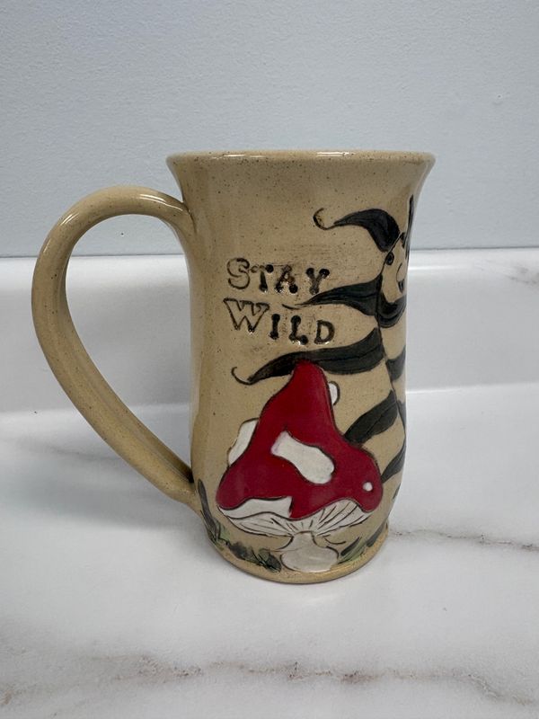 Stay Wild Mug - Amanita Mushroom