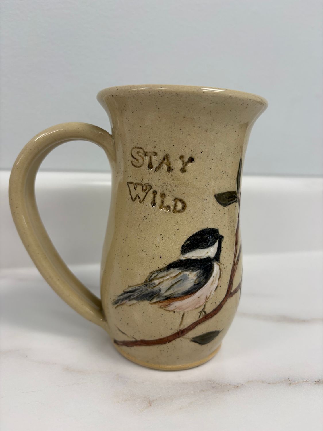 Stay Wild Mug - Chickadee