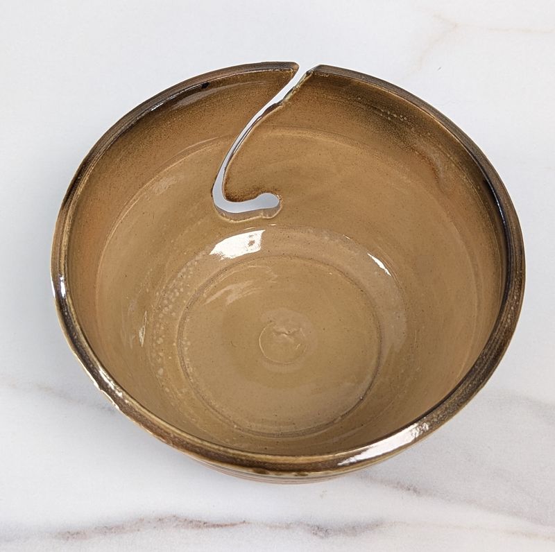 Brown Yarn Bowl