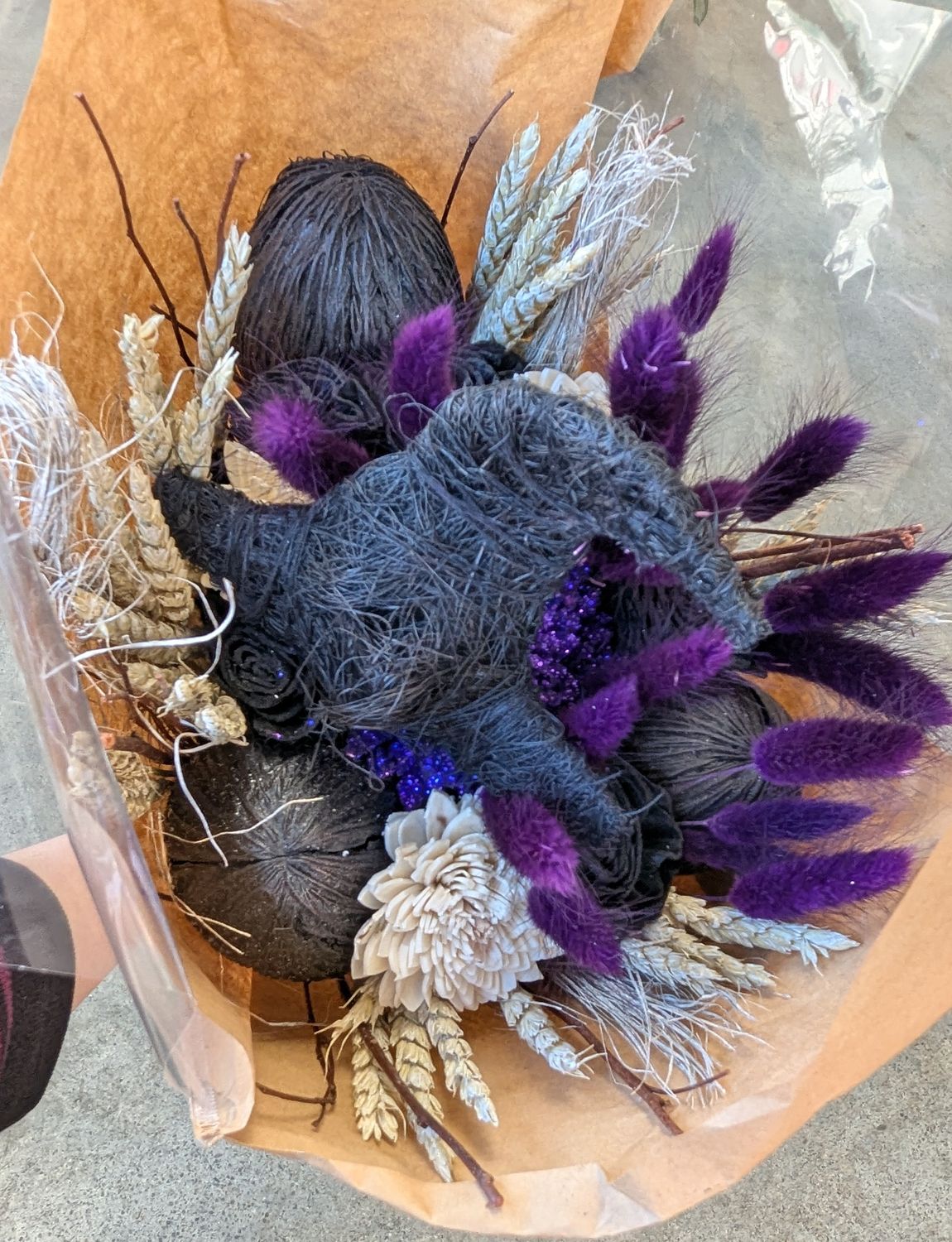 Witches Cauldron Dried Bouquet