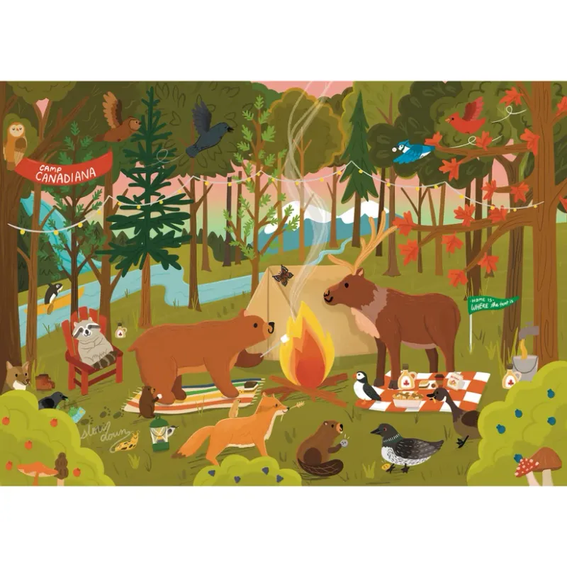 Camp Canadiana 250 Piece Puzzle