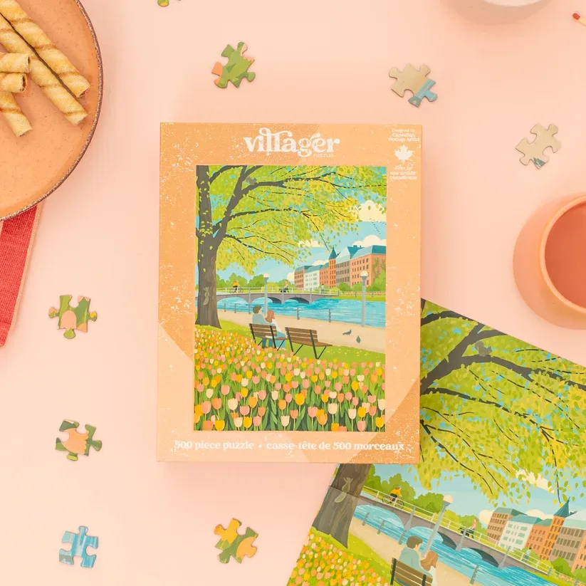 Tulip Season 500 Piece Puzzle