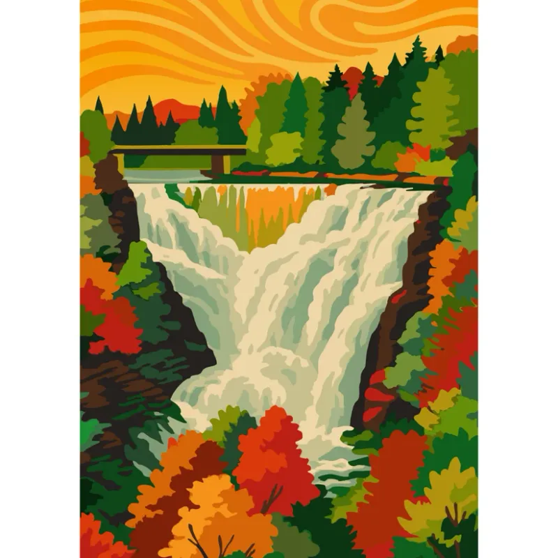 Autumn Cascade 1000 Piece Puzzle