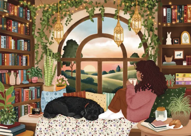 Book Nook 1000 Piece Puzzle
