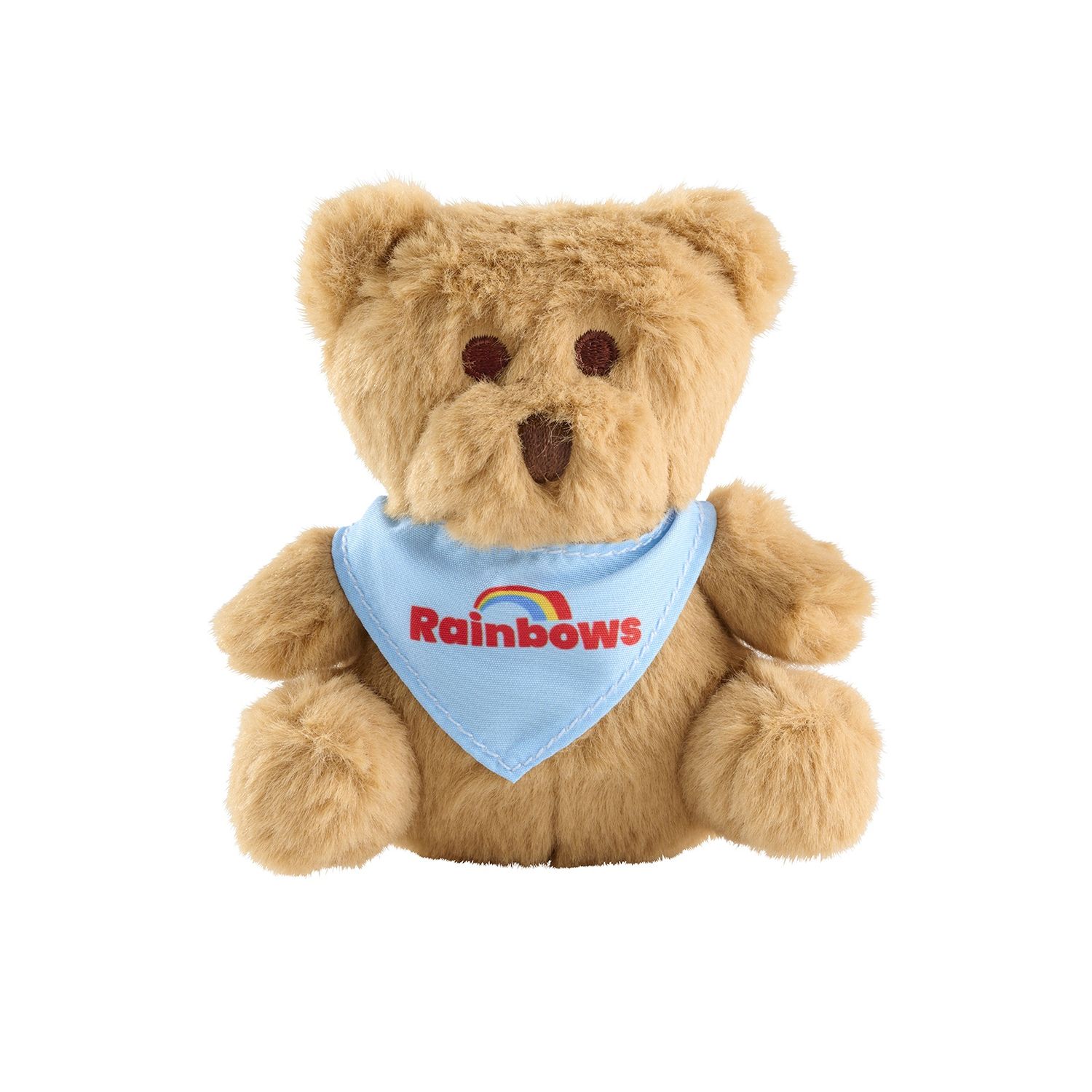 Rainbows teddy keyring