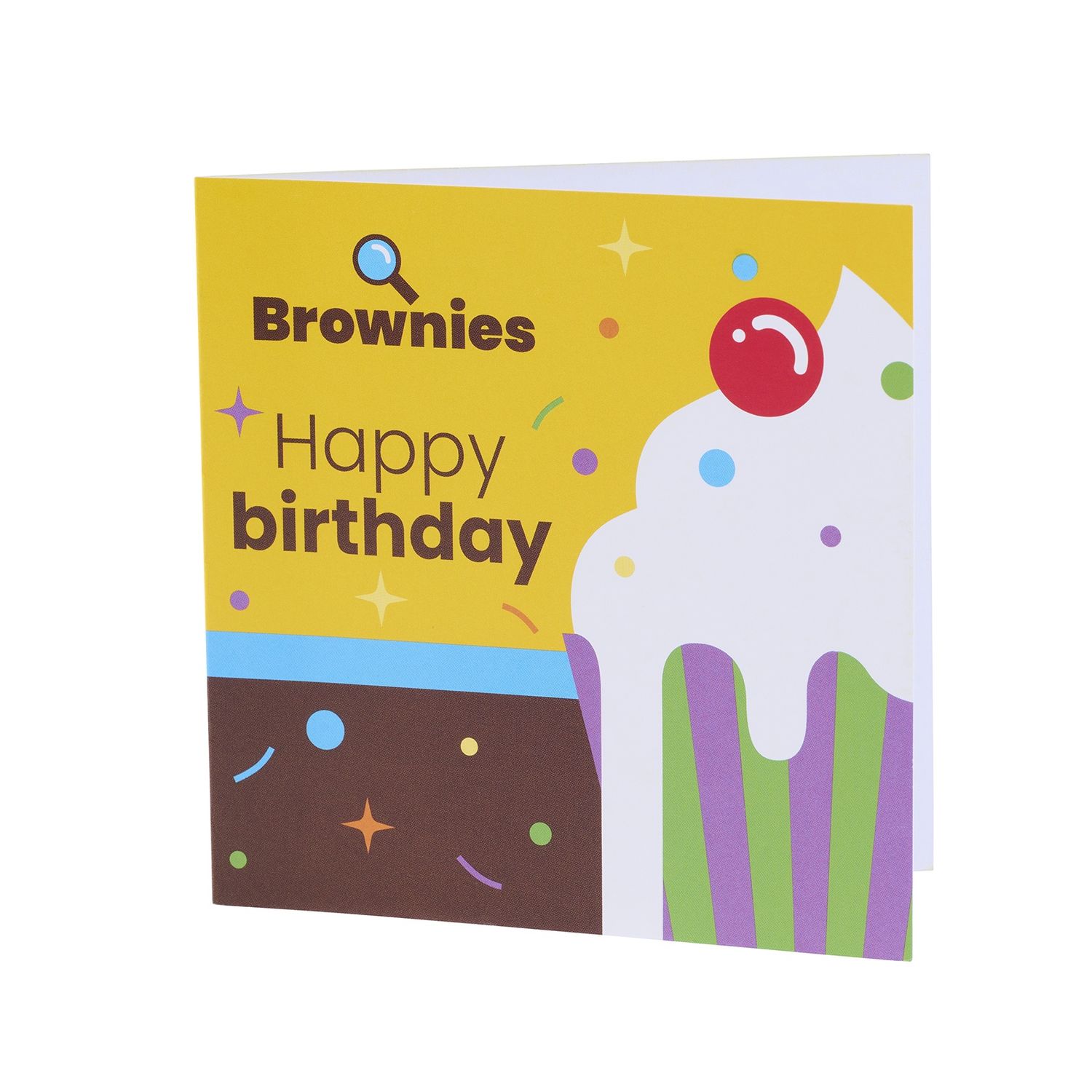 Brownies birthday cards (6 pack)