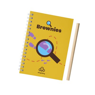 Brownies notepad and pencil set