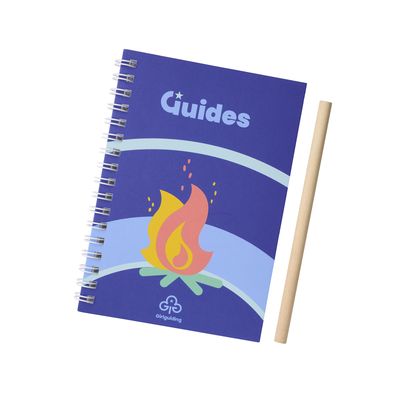 Guides notepad and pencil set