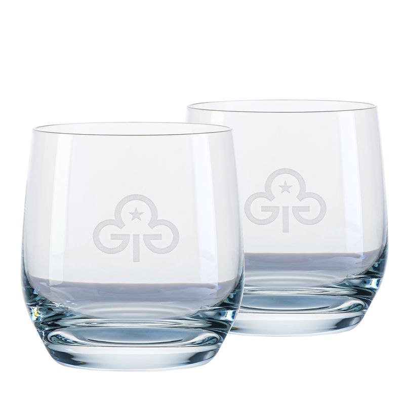 Crystal tumblers (pair)
