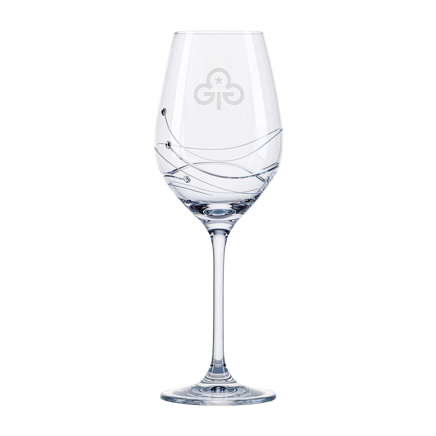 Glitz wine glass (single)