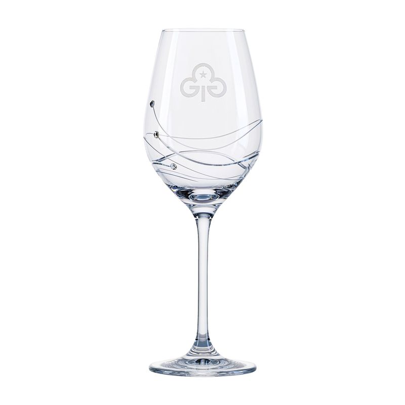 Glitz wine glass (single)