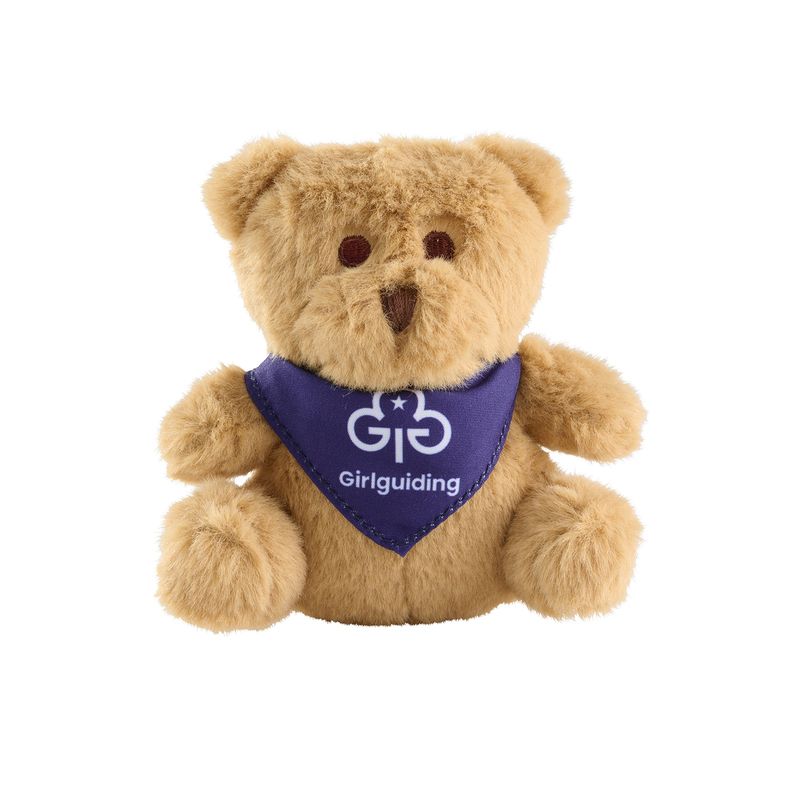 Girlguiding teddy keyring