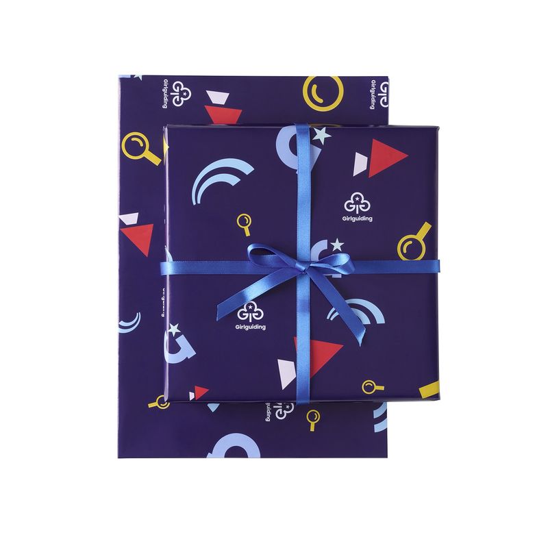 Girlguiding wrapping paper (pack of 2 sheets)