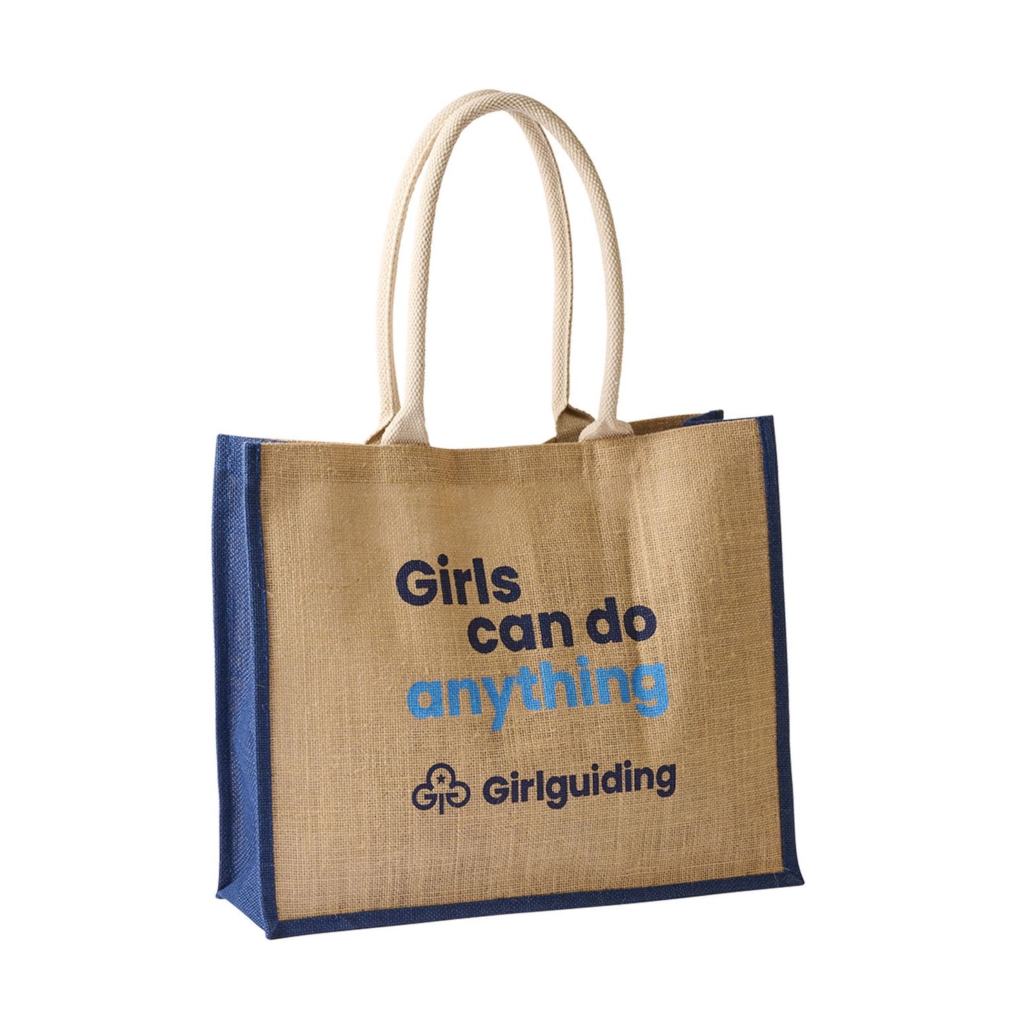Girls can do anything jute bag