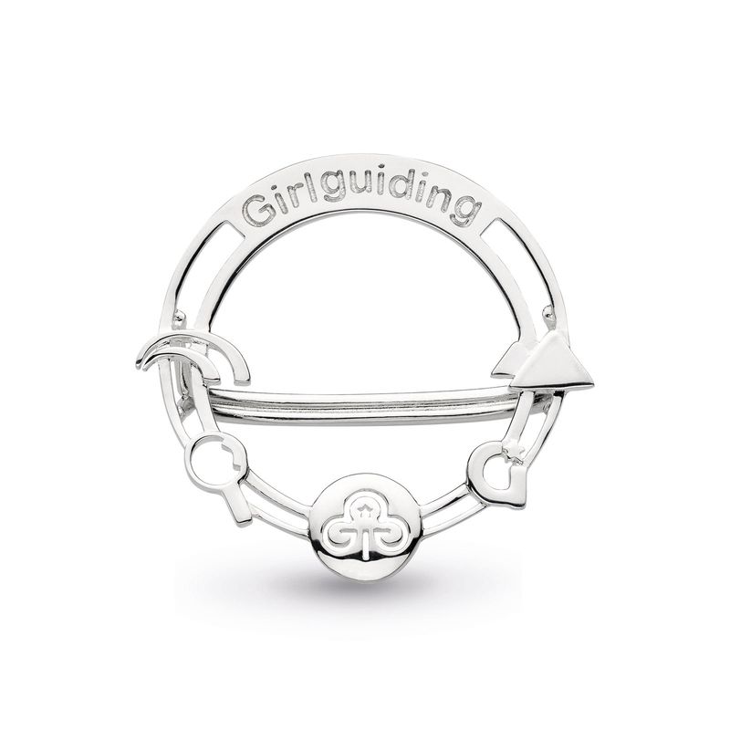 Silver scarf ring