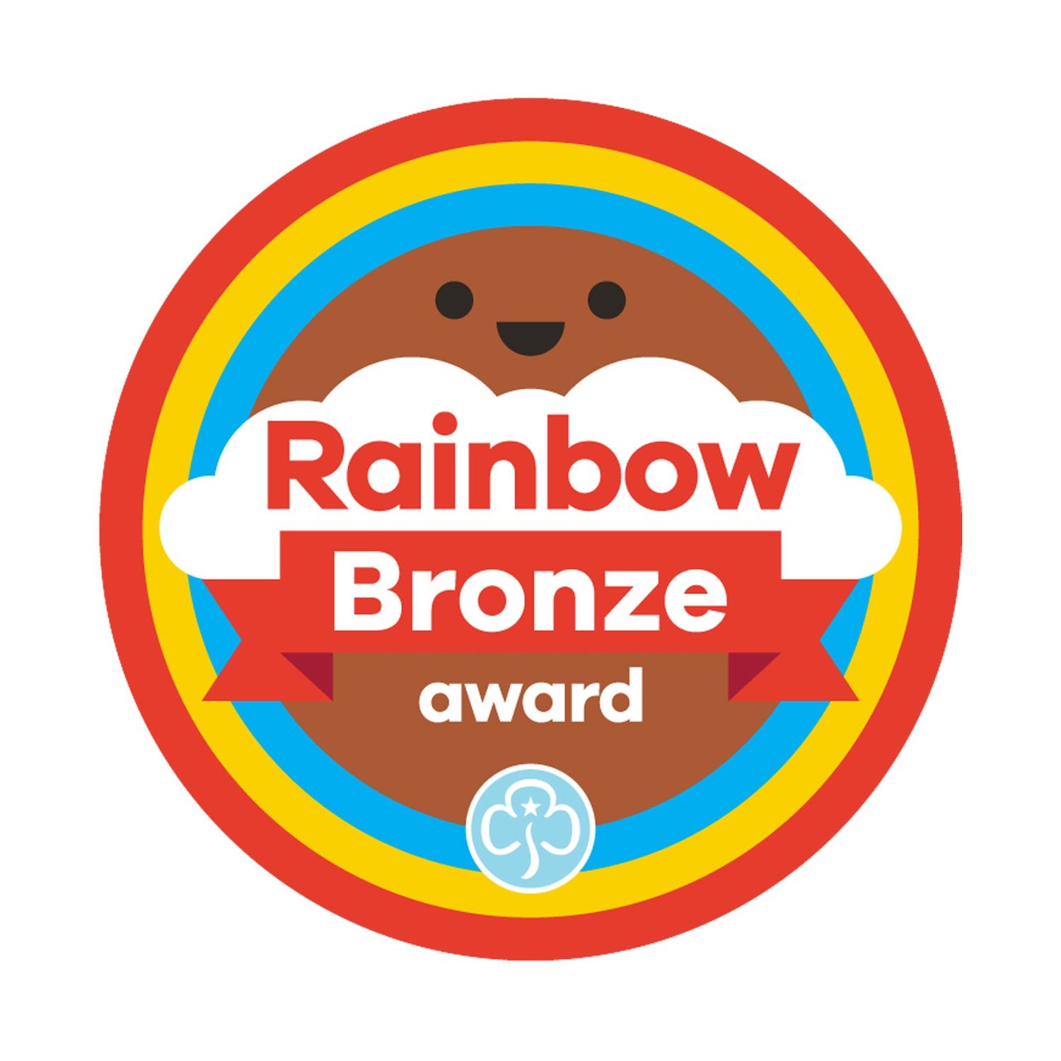 Rainbows gold, silver &amp; bronze awards, Award: Bronze Woven Badge
