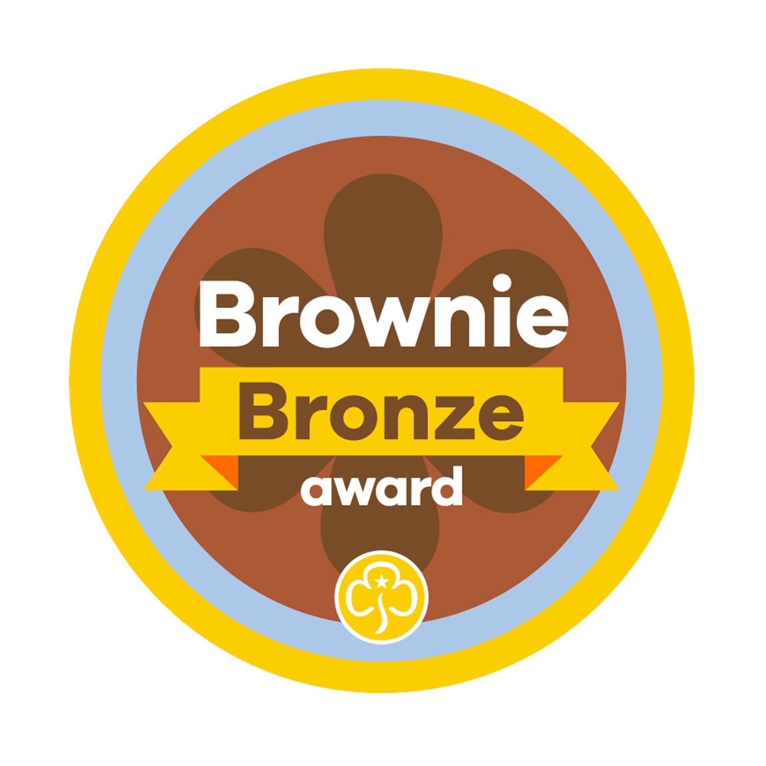 Brownies gold, silver &amp; bronze awards, Award: Bronze Woven Badge