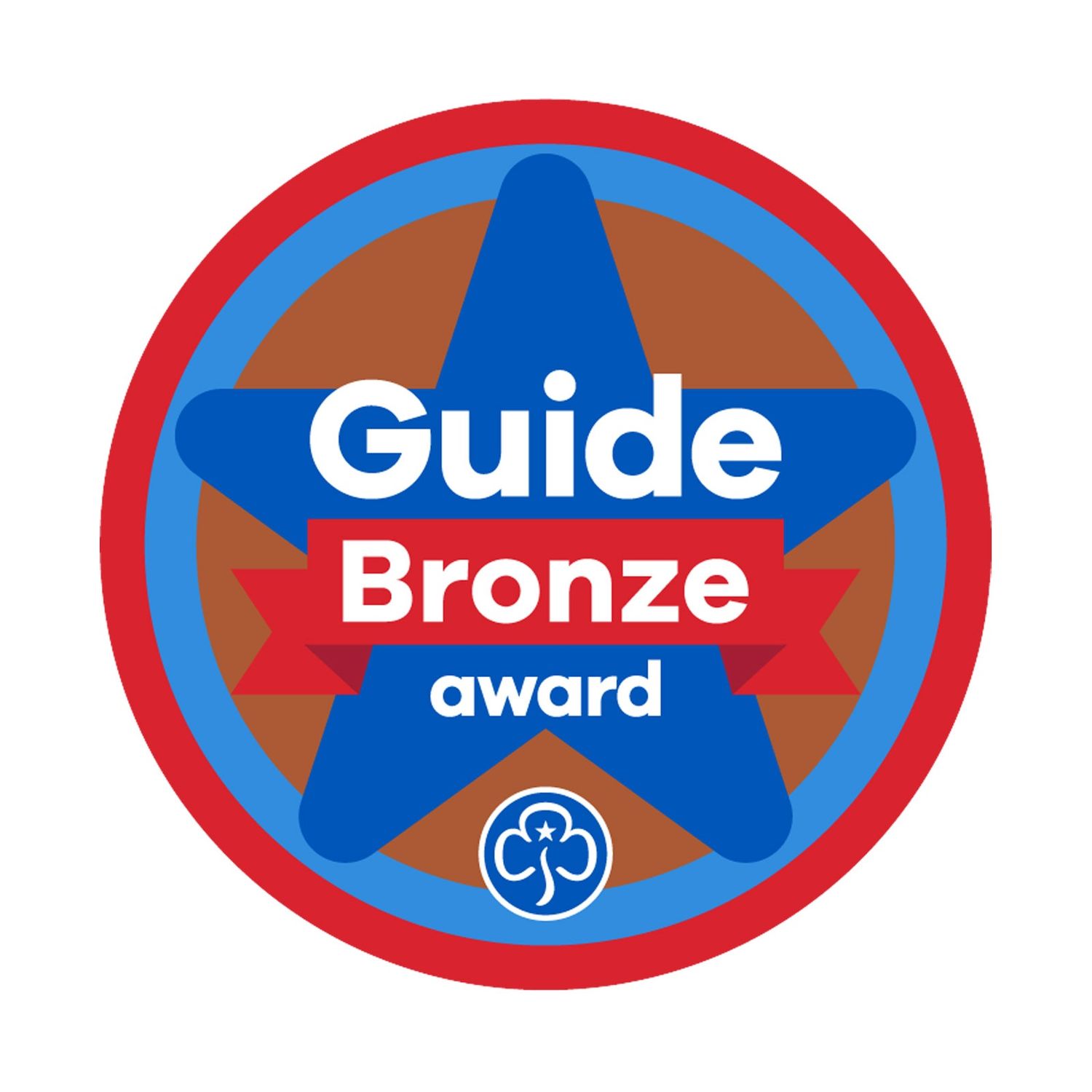 Guides gold, silver &amp; bronze awards, Award: Bronze Woven Badge