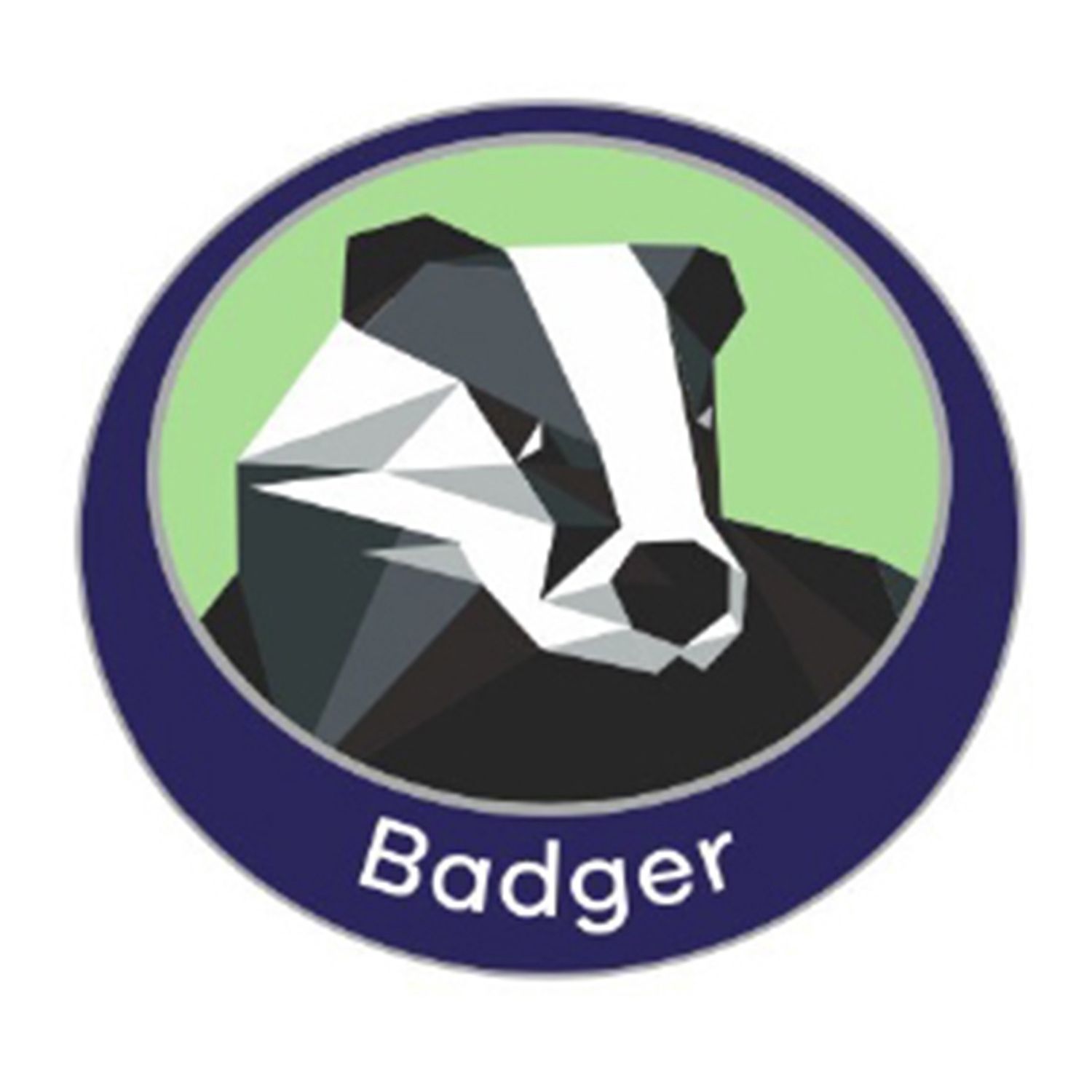 Metal emblem badges, Option: Badger