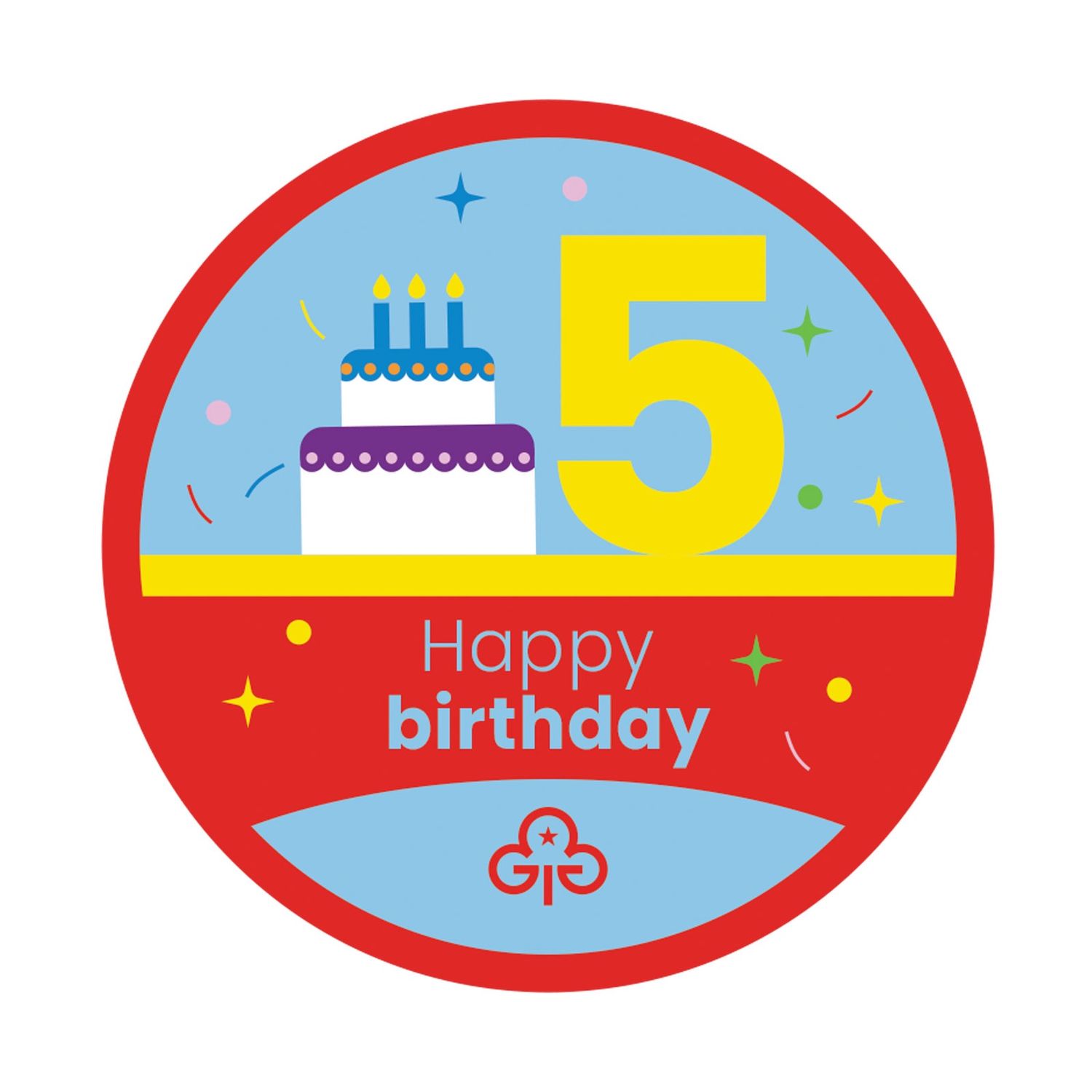 Birthday badges, Birthday: 5th