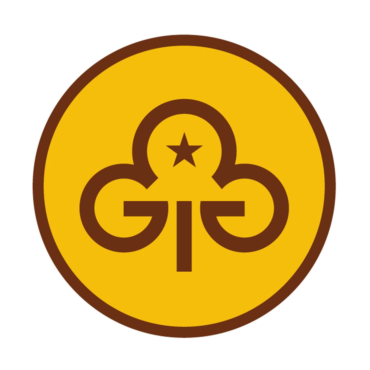 Brownies trefoil woven badge (2023)