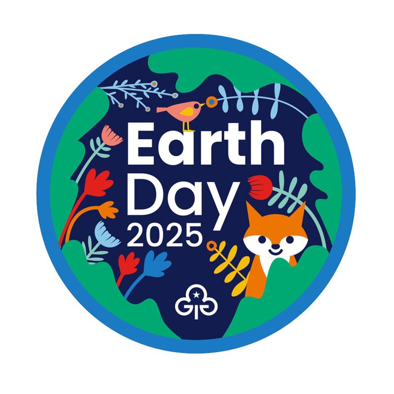 Earth day 2025 woven badge