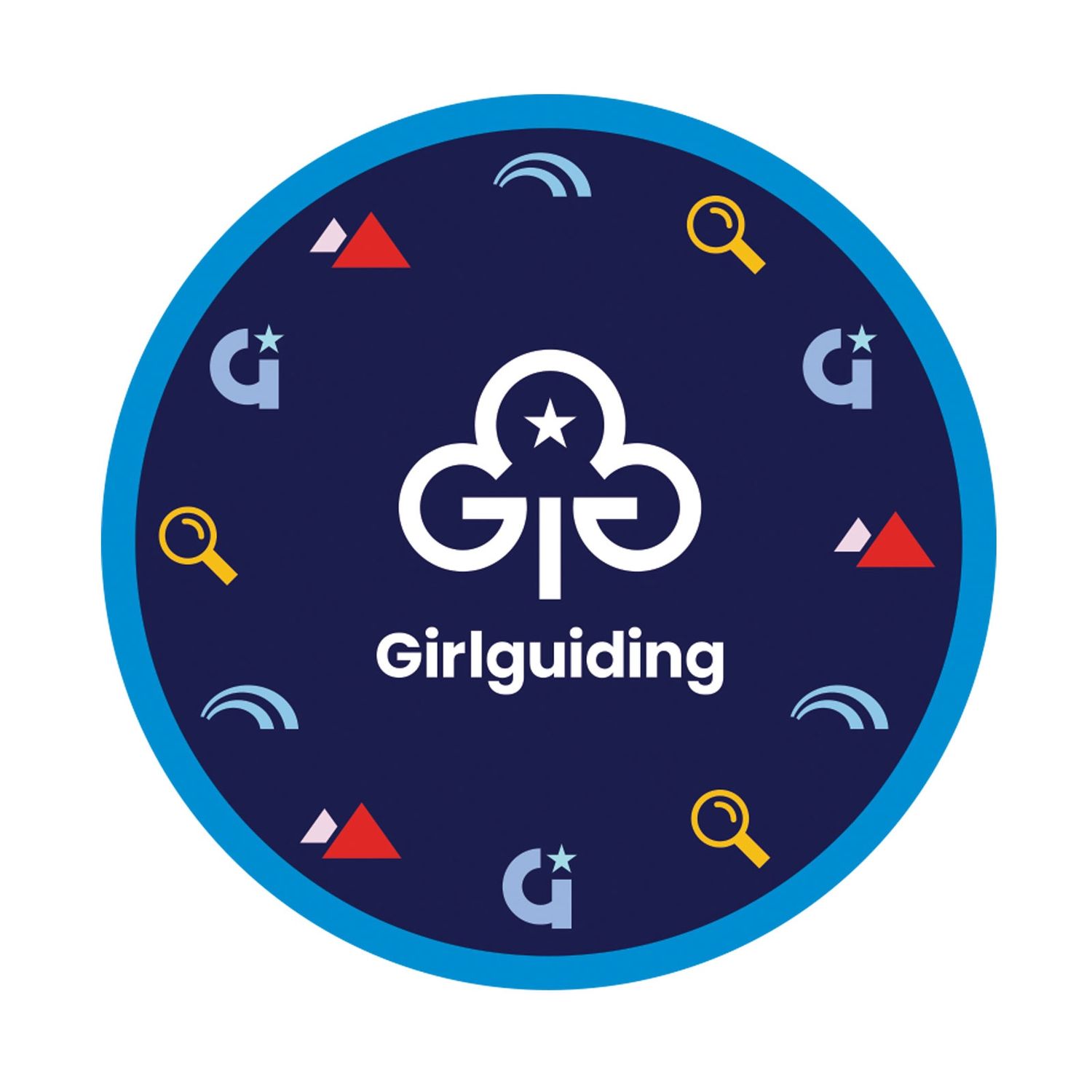 Girlguiding logo woven badge