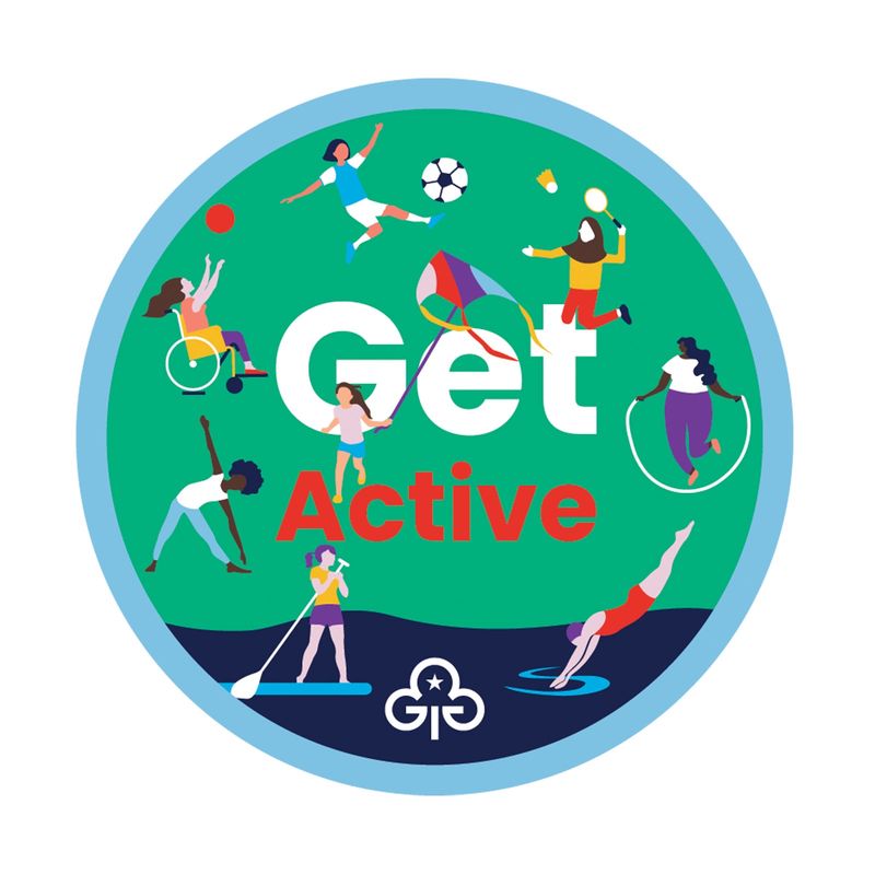 Get active woven badge