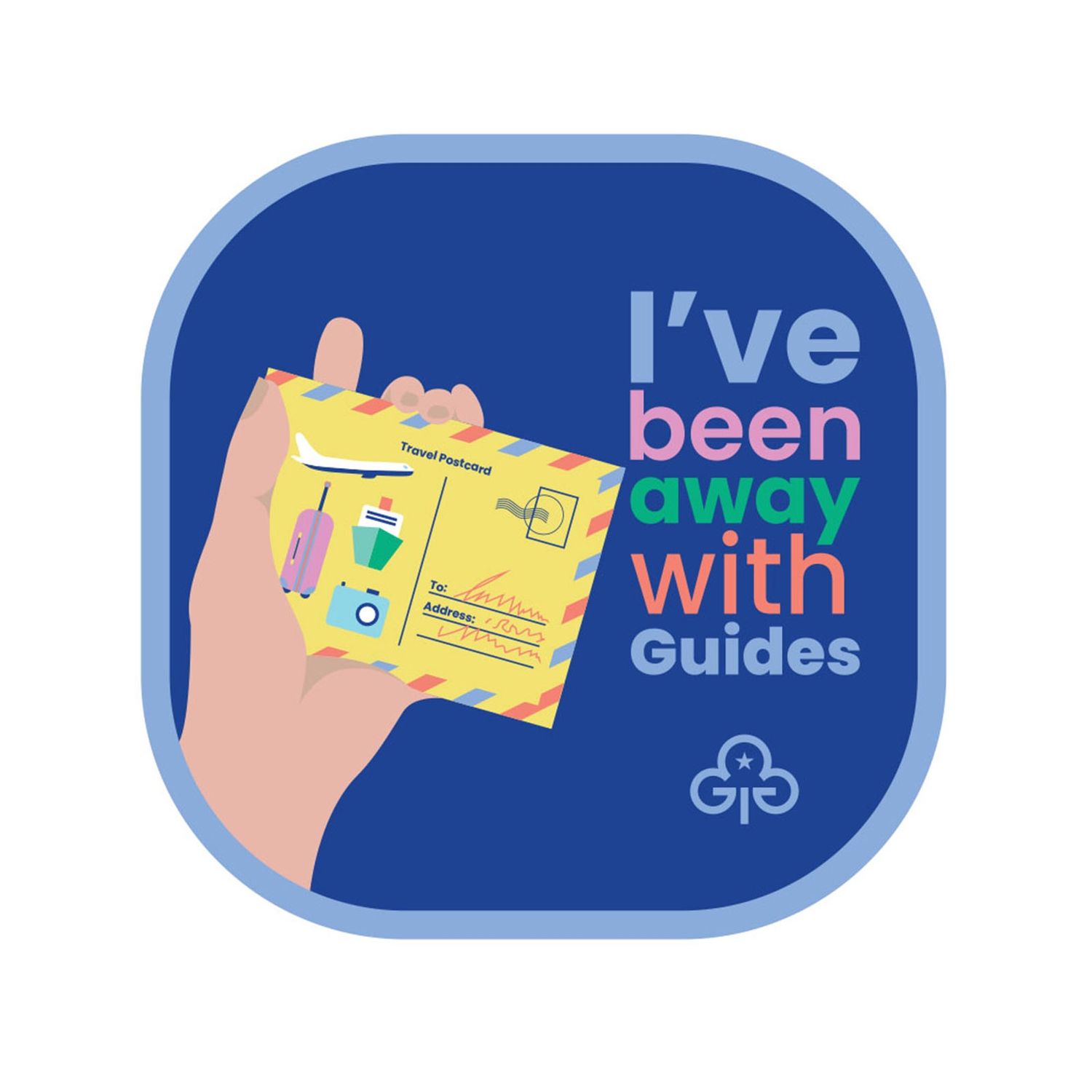 Guides I&#39;ve been away woven badge