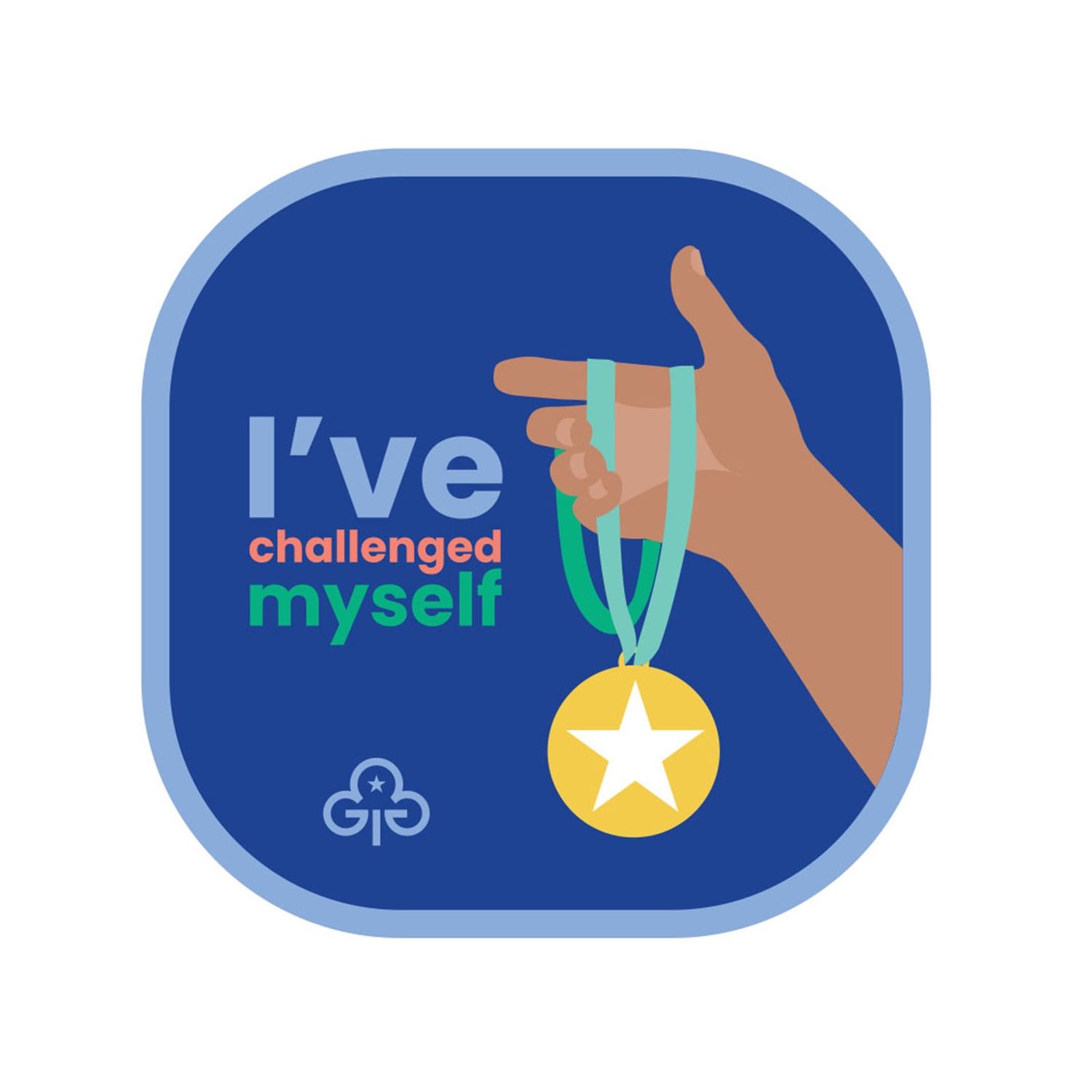 Guides I&#39;ve challenged myself woven badge